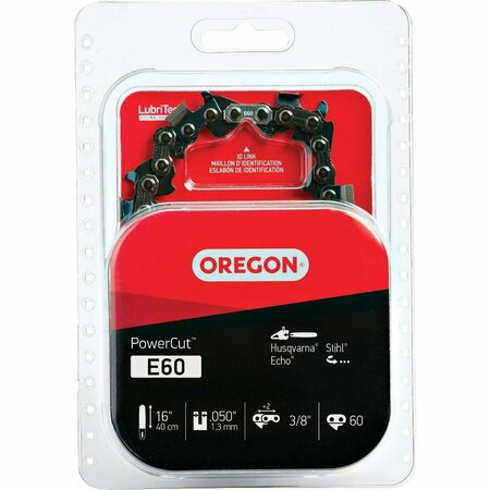 OREGON CUTTING Oregon PowerCut 16 In. Chainsaw Chain E60